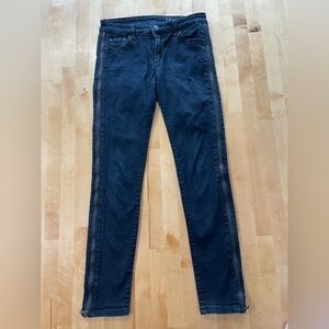 Philosophy Side Zippers Skinny Jeans